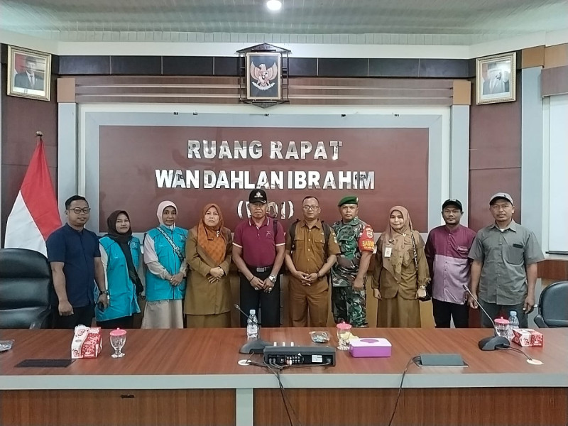 Rapat Bersama Dinas Perlindungan Anak dan Perempuan, Sertu Sareh Siap Bersinergi