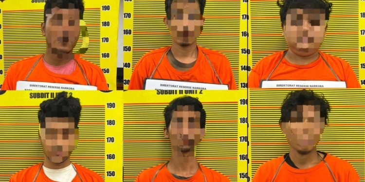 Enam Penyerang Polisi Saat Penggerebekan Narkoba di Multatuli Diamankan, Urine Positif Sabu