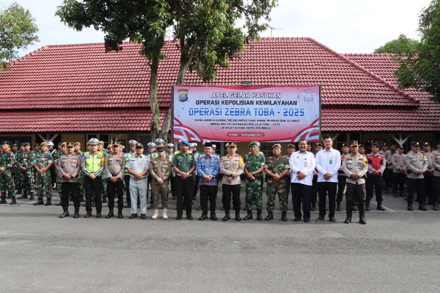 Ops Zebra Toba-2025, Kapolres Binjai AKBP Melalui Waka Polres Binjai Kompol Sofyan Helmi Nasution S.H.,M.H Tegaskan Keseriusan Dalam Menjaga Kamseltibcarlantas