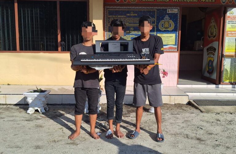 Kurang dari 24 Jam, Polsek Bangun Bekuk Tiga Pelaku Bobol Rumah Polwan