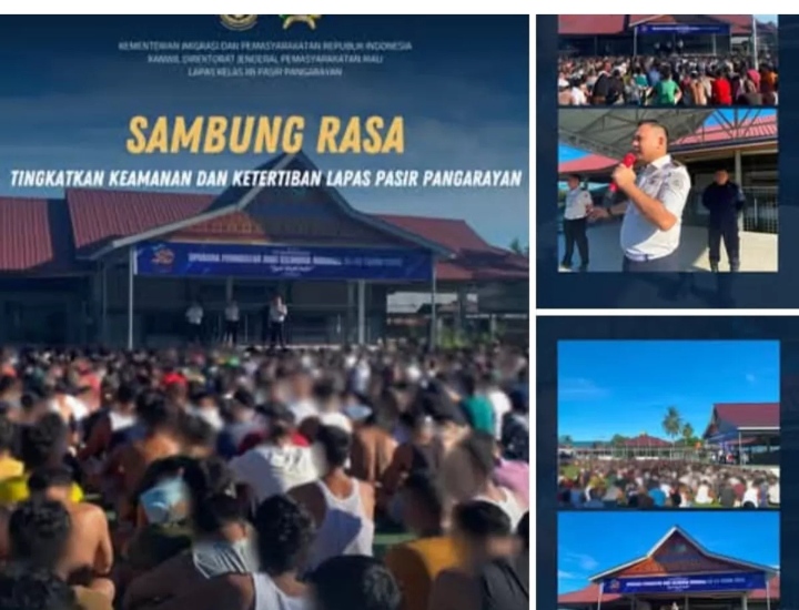 Cegah Narkoba dan HP Ilegal, Lapas Pasir Pangarayan Gelar Sambung Rasa dengan Warga Binaan`