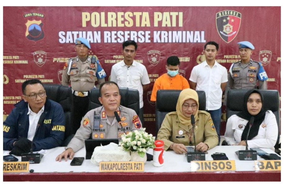 Polresta Pati Berhasil Ungkap Kasus Persetubuhan Dibawah Umur Berujung Pembuangan Bayi