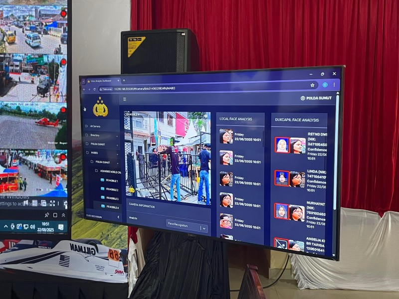 Polda Sumut Gunakan Face Recognition hingga Rekayasa Lalu Lintas Amankan F1 Powerboat Toba 2025