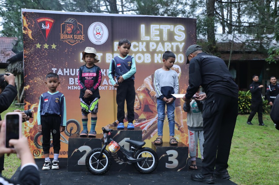 Guncang Lereng Tahura! Brimob Sumut Gelar Downhill Lets Rock Party Semarakkan HUT Brimob ke-80