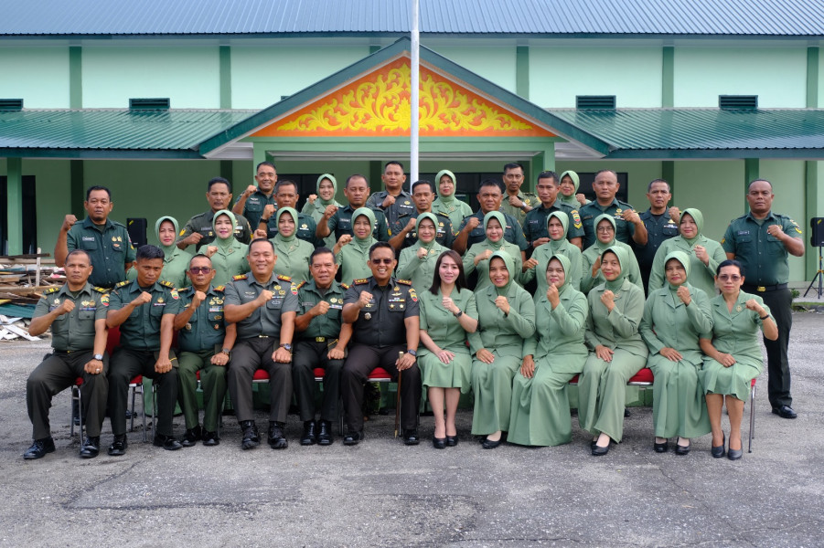 Berdedikasi Tinggi, Tiga Belas Prajurit Naik Pangkat, Dandim 0320/Dumai : Ini Merupakan Anugerah