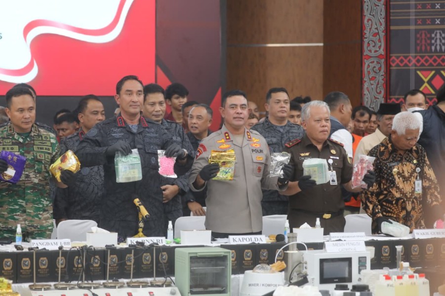 Polda Sumut Musnahkan Barang Bukti Narkoba Dengan Nilai Fantastis, Selamatkan Lebih dari Jutaan Jiwa