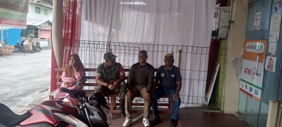 Melalui Komsos, Babinsa Koramil 06/Merbau Ingatkan Pentingnya Hidup Rukun