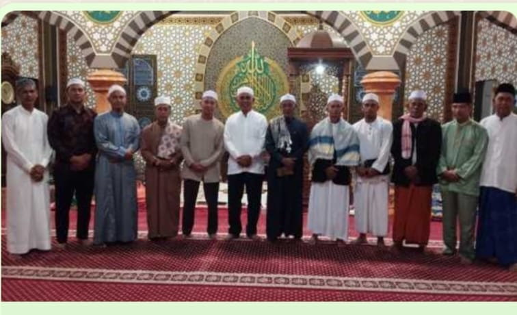 Pj Bupati Herman Sambut Ramadhan Dan Hadiri Haul Jama' Di Masjid Al Mujahidin Sungai Luar