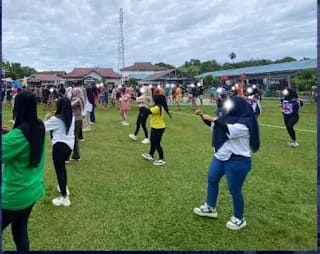 Senam Sehat, Warga Binaan Lapas Kelas IIB Pasir Pengaraian Upaya Kebugaran Jasmani