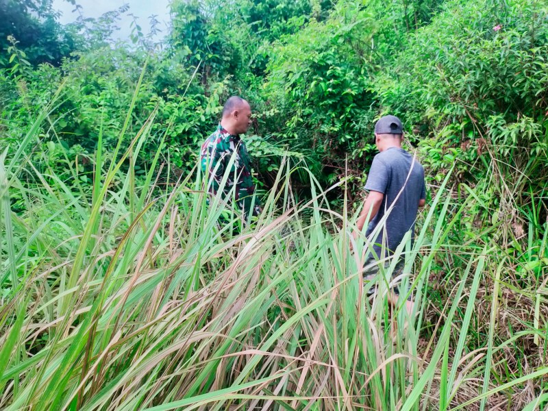 Karhutla Mengancam Ekosistem, Babinsa Ingatkan Warga Lebih Waspada