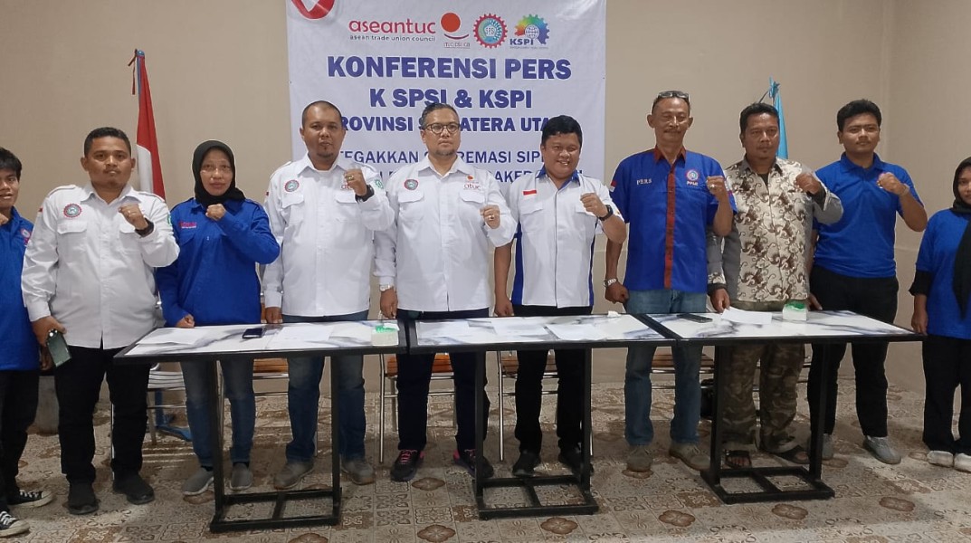 Dua Serikat Pekerja Terbesar di Sumut Dukung Polri Tindak Tegas Pelaku Kerusuhan