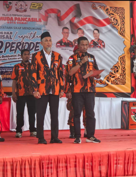 Kader Pemuda Pancasila Dumai Dukung H Paisal SKM MARS Dua Periode
