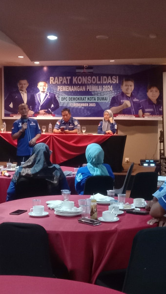 Ketua DPD Demokrat Riau Hadiri Konsolidasi Pemenangan Pemilu 2024 Oleh DPC Kota Dumai