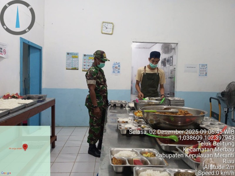 Sinergi Babinsa dan SPPG pastikan program makan sehat tepat sasaran