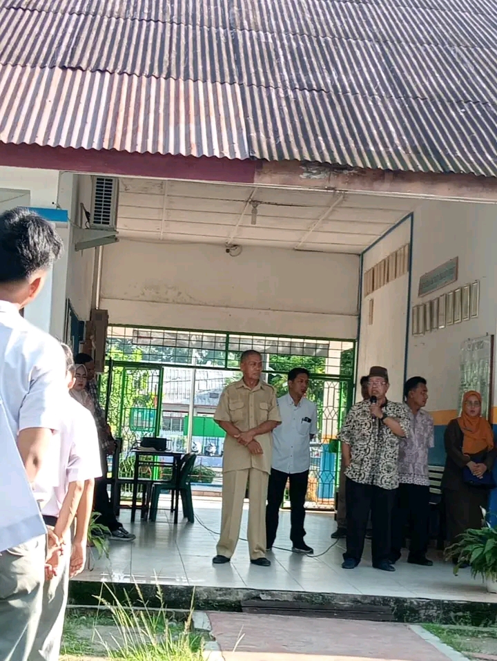 SMK Pemda Rantau Prapat Melaksanakan Apel Perdana Bulan Syawal 1445 H