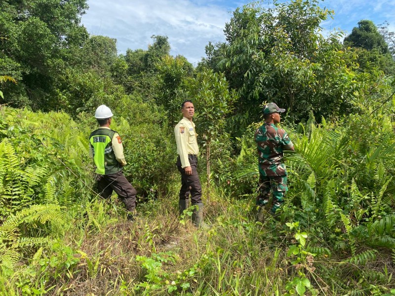 Wilayah Rawan Karhutla Jadi Fokus Babinsa Koramil 06/Merbau