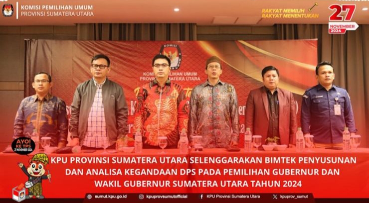 KPU Sumut Selenggarakan Bimtek Penyusunan dan Analisa Kegandaan DPS