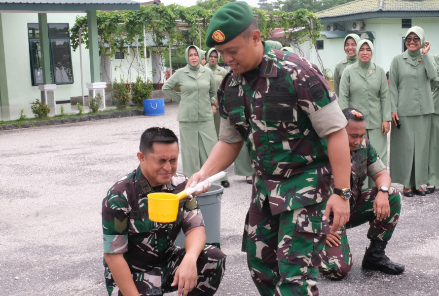Kodim 0320/Dumai Gelar Acara Korp Raport Kenaikan Pangkat Prajurit