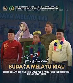 Festifal Budaya Melayu Riau di UPP Dihadiri Lapas Kelas IIB Pasir Pengaraian
