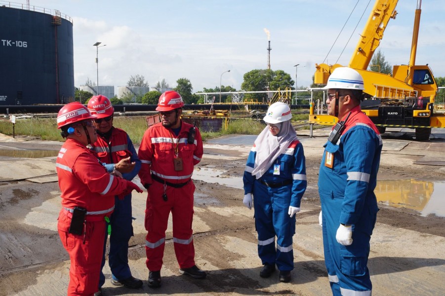 Pertamina Patra Niaga Kilang Dumai Pastikan Operasional Pasca Lebaran Aman, Senantiasa Terapkan Budaya K3