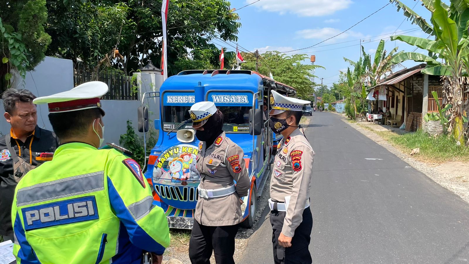 Tidak Memenuhi Standar, Kereta Kelinci Distop Kasatlantas Pati