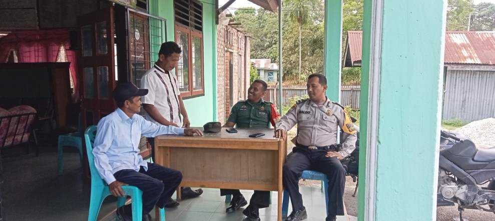 Komsos Babinsa di Kampung Pancasila Wujudkan Wilayah Aman dan Kondusif