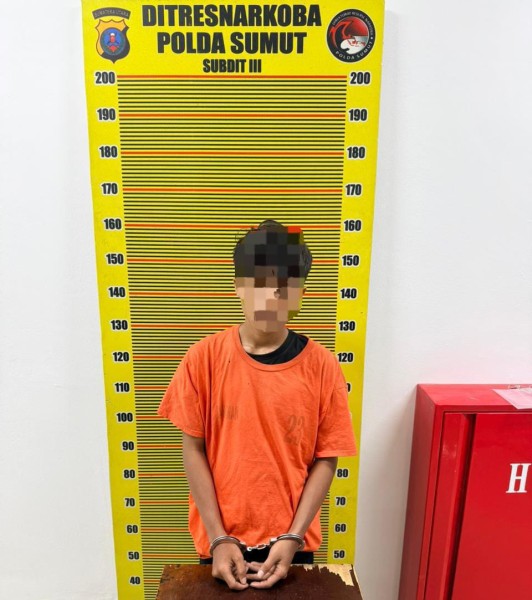 Ditresnarkoba Polda Sumut Bongkar Barak Narkoba di Tanjung Morawa, Kurir Sabu Ditangkap