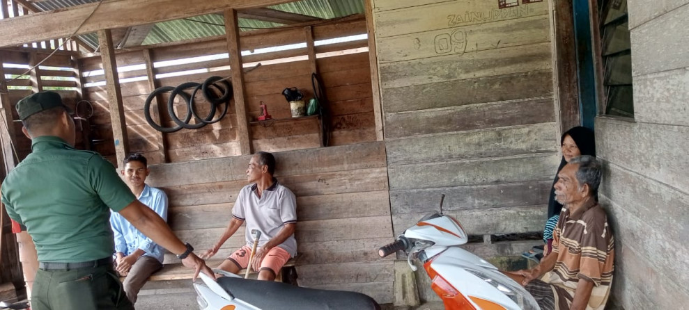 Babinsa Serda Syahrul Dorong Masyarakat Kampung Pancasila Jaga Toleransi