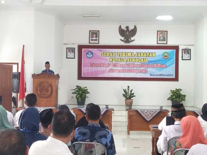 Serah Terima Jabatan Kepala Sekolah Kecamatan Banjarejo Blora