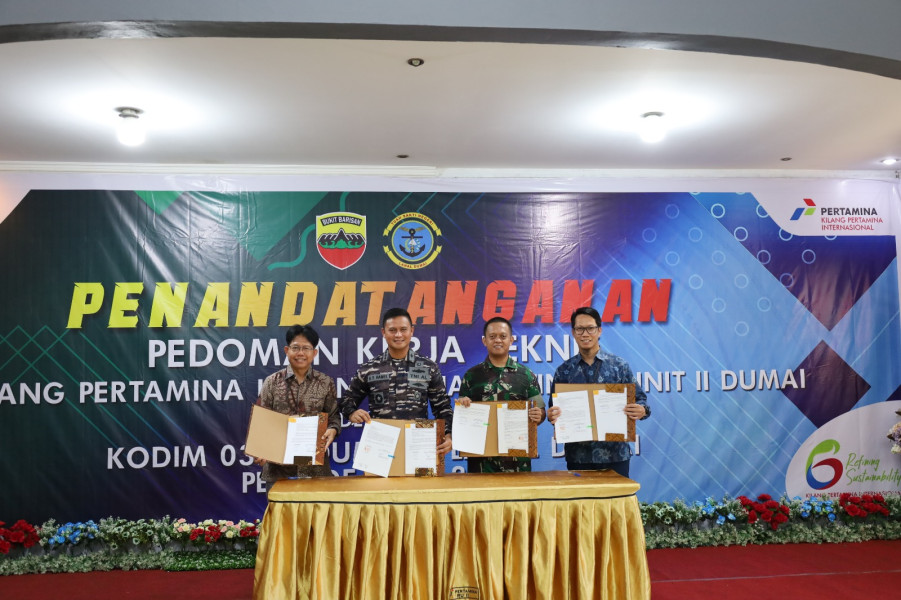 PT KPI Refinery Unit II dan Kodim 0320/Dumai Bersinergi Ciptakan Ketahanan Nasional Yang Kuat