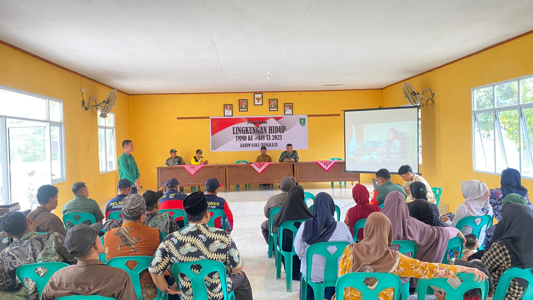 Penyuluhan Lingkungan Dari Satgas TMMD ke Masyarakat