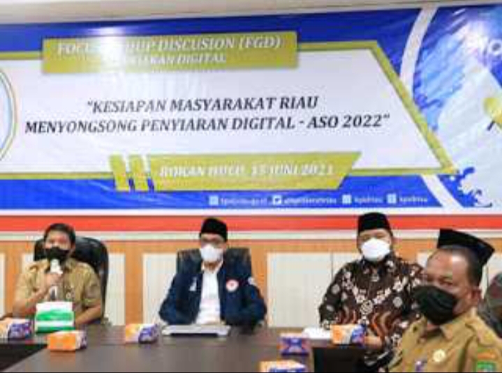 Pertama Kali Di Rohul, KPID Riau Adakan FGD Sosalisasi TV Analog Ke Digital