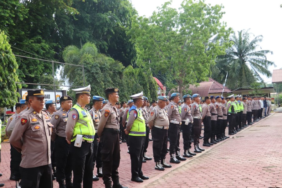 Jelang HUT ke - 79 Bhayangkara Polri, Provos Polda Sumut Lakukan Gaktibplin
