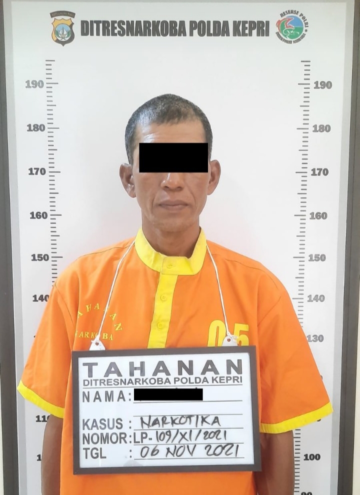 Ditresnarkoba Polda Kepri Berhasil Amankan Seorang Pelaku Tindak Pidana Narkotika Jenis Sabu
