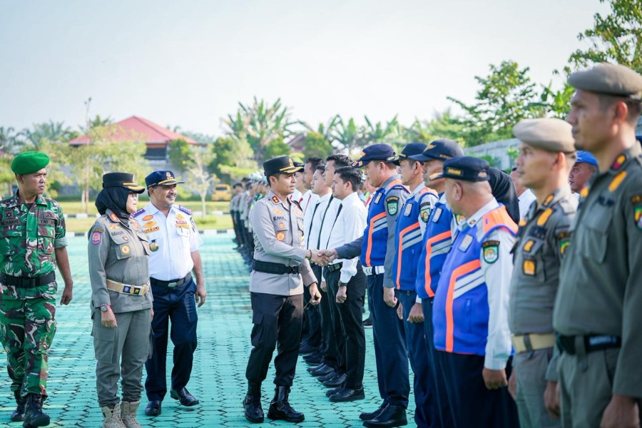 Operasi Ketupat Lancang Kuning 2026 Resmi Dimulai, Polres Rokan Hulu Siap Kawal Mudik Aman