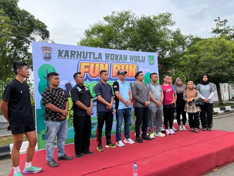 Polres Rokan Hulu Siap Gelar Karhutla Fun Run 2025, Bupati Akan Buka Langsung Kegiatan