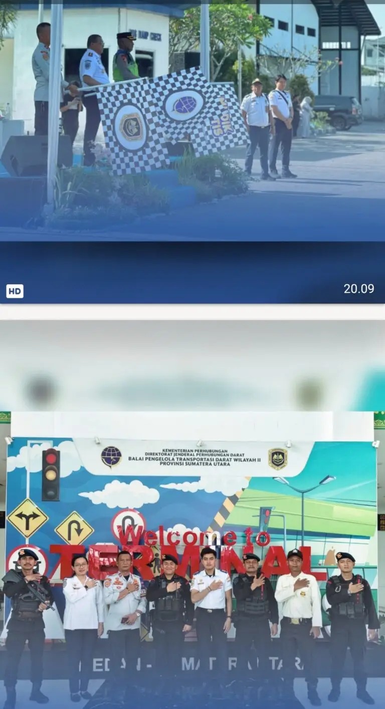 Siaga Penuh dan Humanis, Gegana Brimob Sumut Amankan Arus Balik di Terminal Amplas