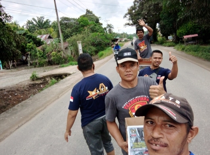 Keluarga Besar Star Comunity Region Tandun Gelar Aksi Peduli Amal Bencana Gempa Pasaman Barat
