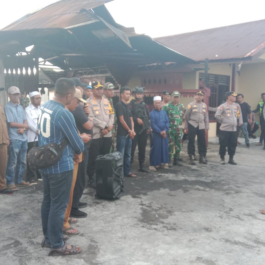 Polres Madina Amankan Kembali Terduga Bandar Narkoba yang Sempat Kabur, Kapolres Pimpin Dialog Bersama Warga