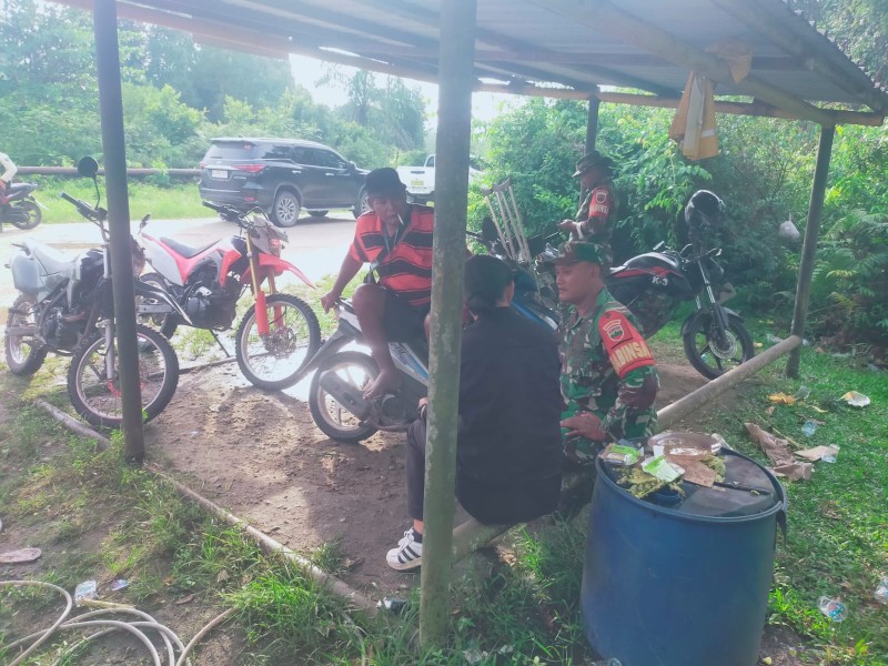 Dari Gotong Royong hingga Toleransi, Babinsa Edukasi Praktik Pancasila Sehari-hari