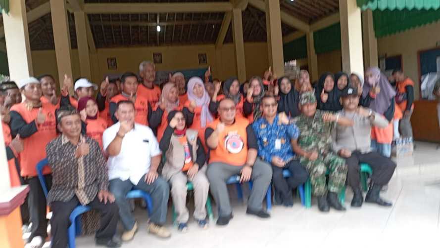 Kerja Bareng Dengan BPBD Rembang, Perhutani Lakukan Penyuluhan Bencana Di Desa Tanjung Kecamatan Sulang