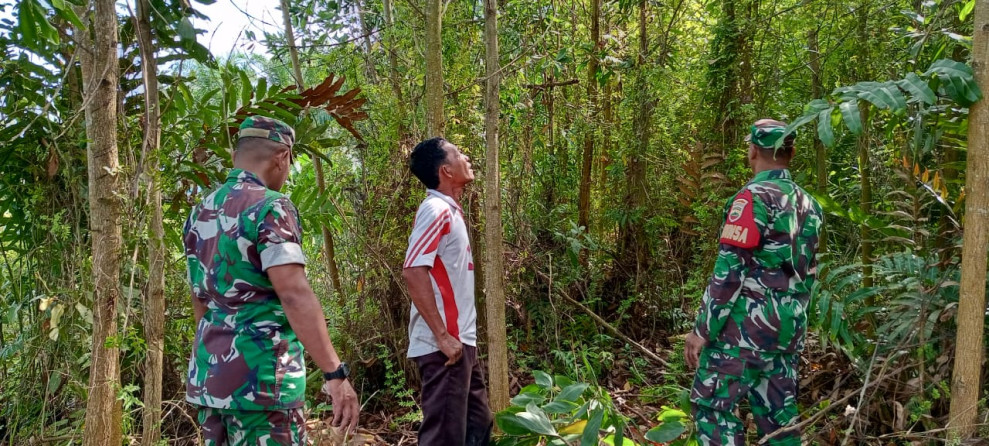 Temui Masyarakat, Ini Yang Dipesankan Oleh Tim Babinsa Koramil 06 Merbau