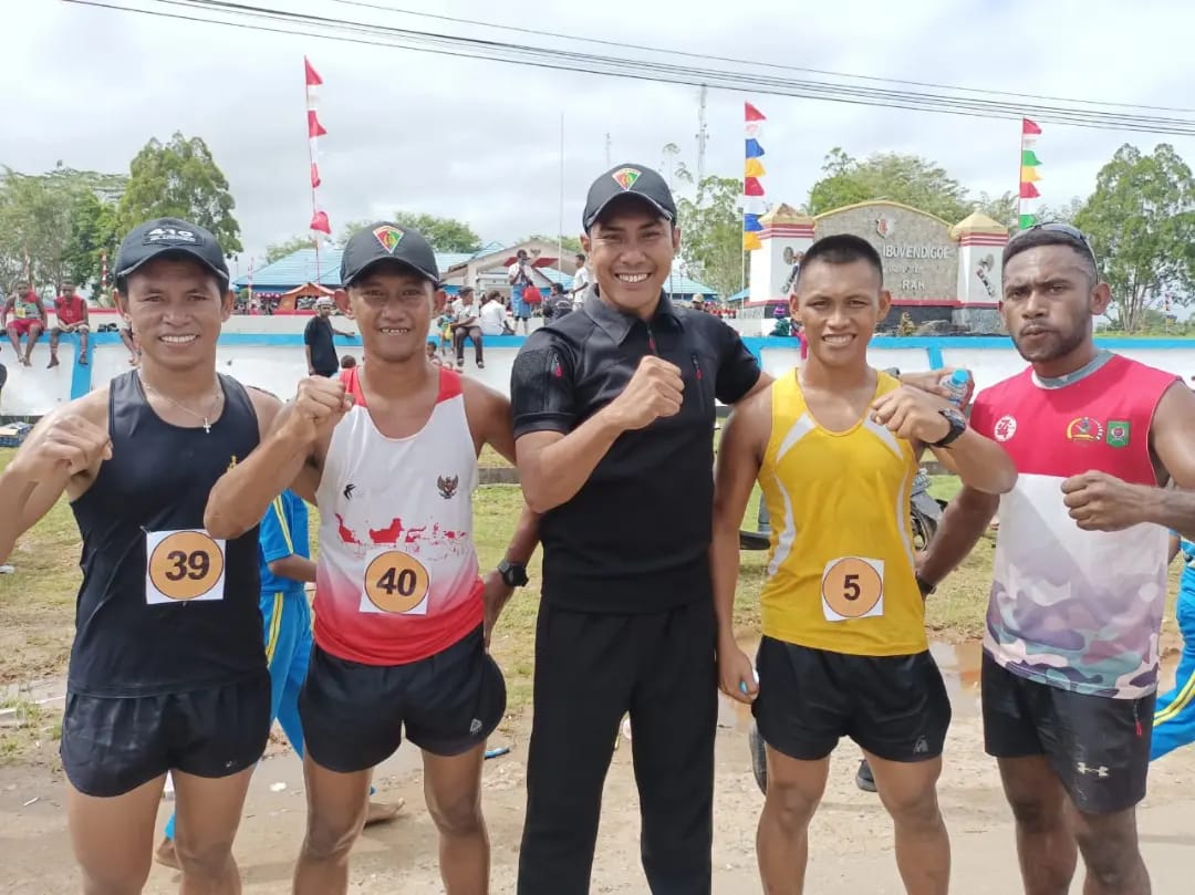 Satgas Yonif 410/Alugoro Raih Juara 1,2 Dan 3 Dalam Lomba Lari di Papua