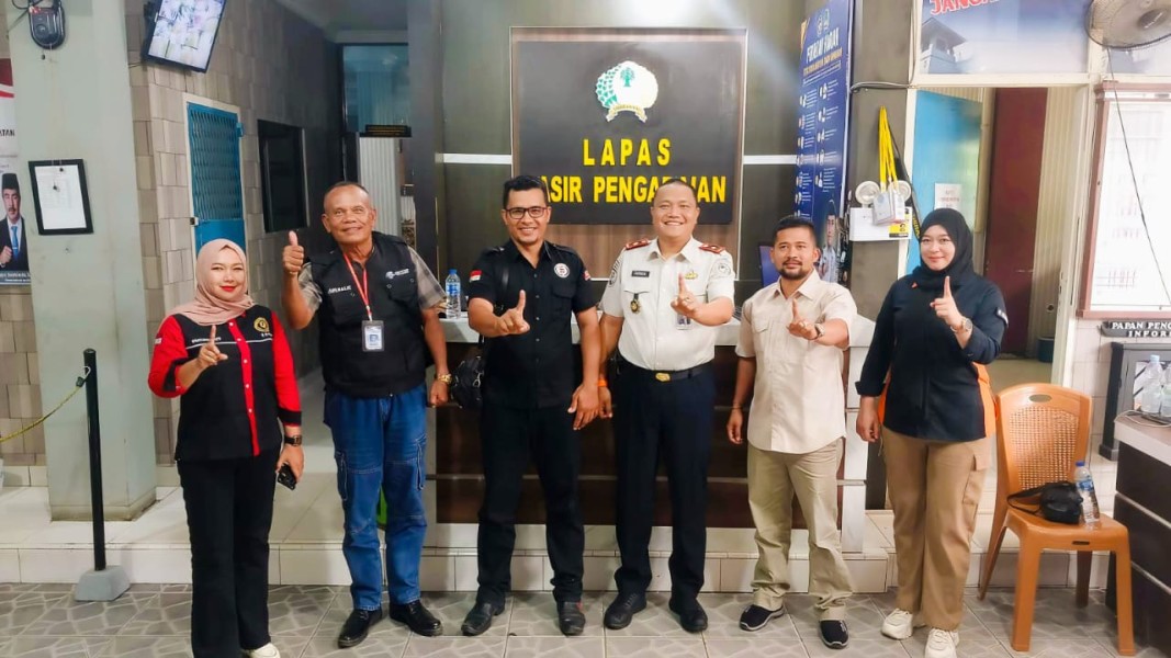 SIJI Rohul Sowan ke Lapas Pasir Pengaraian; Kalapas Komitmen Transparansi Informasi