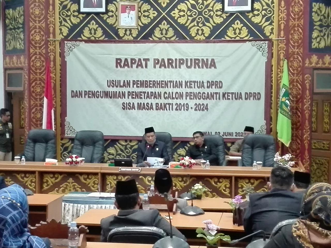 Usulan Pemberhentian Agus Purwanto Dari Ketua Disetujui 28 Anggota DPRD Dumai