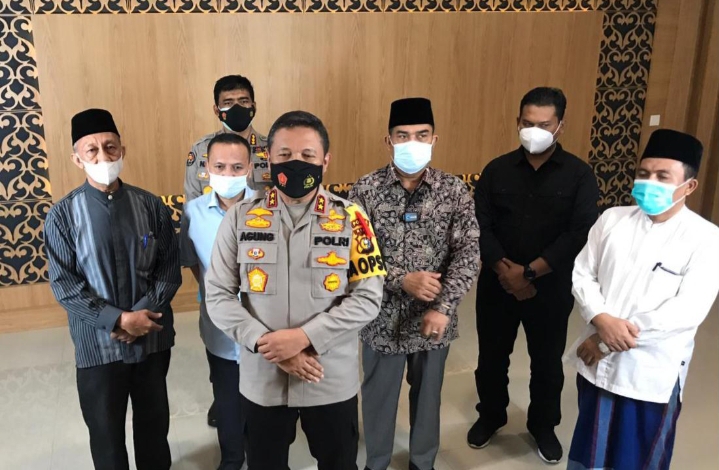 Dukung SE Walikota Pekanbaru, Tokoh Agama Riau Gelar Pertemuan Dengan Polda Riau.