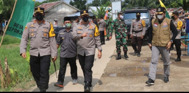 Kapolda Jambi Cek Langsung Posko Pengendalian Karhutla di Desa Seponjen