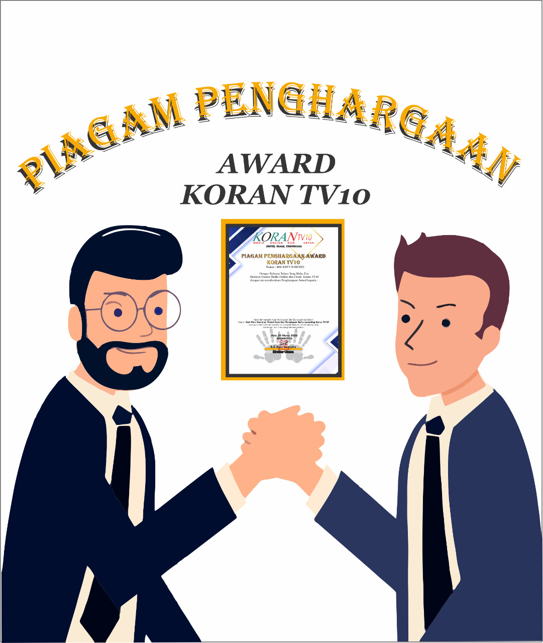 65 Tokoh Terbaik Segera Terima Penghargaan Award KoranTV10