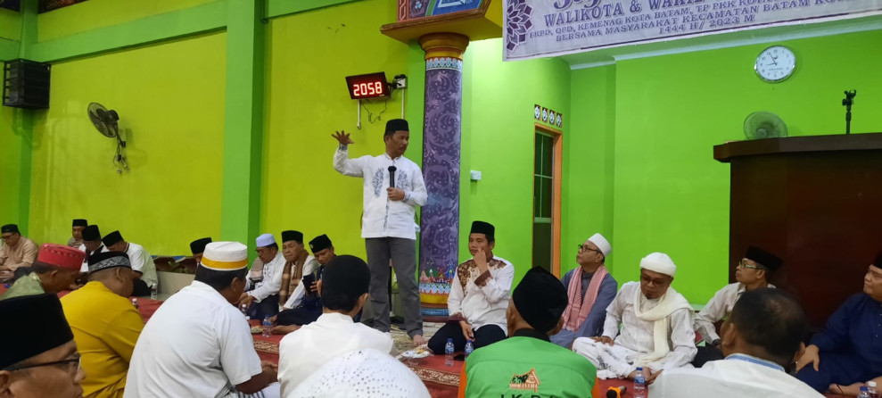 Wali Kota Batam Safari Ramadhan di Mesjid Jabal Rahmah