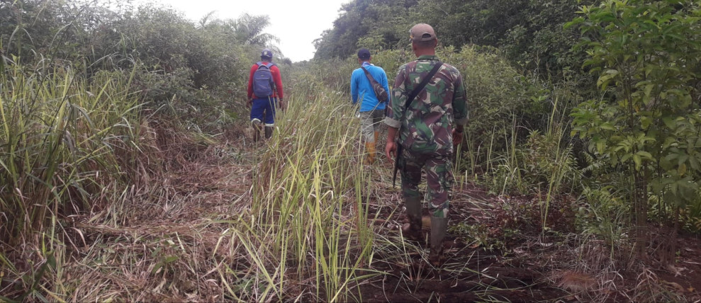 Tingkatkan Kewaspadaan, Pelda Andre Ajak Warga Aktif Cegah Kebakaran Hutan dan Lahan